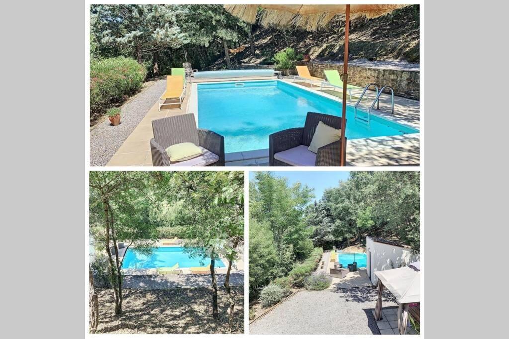 Maison Avec Piscine Chauffee Entre Mer Et Montagne Montauriol  Dış mekan fotoğraf
